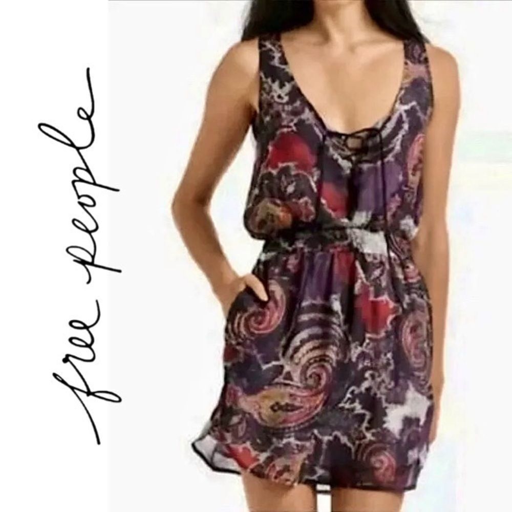 Like New Free People Falling for Georgette Dress